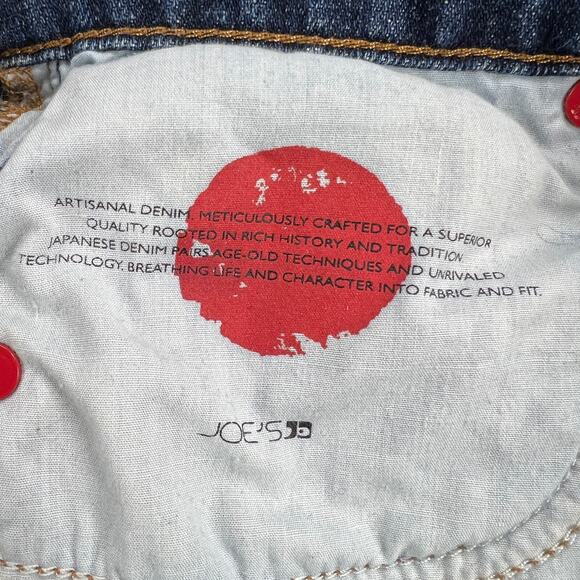 Joe's Jeans The Billie Boyfriend Slim Crop Japanese Denim Distressed Size 25 - Picture 8 of 13